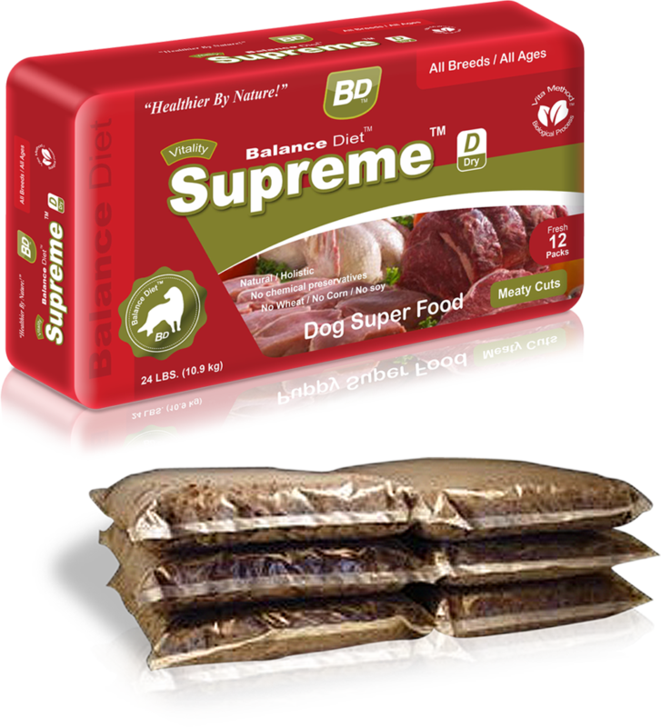 Balance Diet Supreme Dog superfood meaty cuts