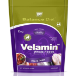 Balance Diet Premium super dog food Velamin whole food for hip and joint has a precision balance of nutrients your dog requires for longer and healthier life
