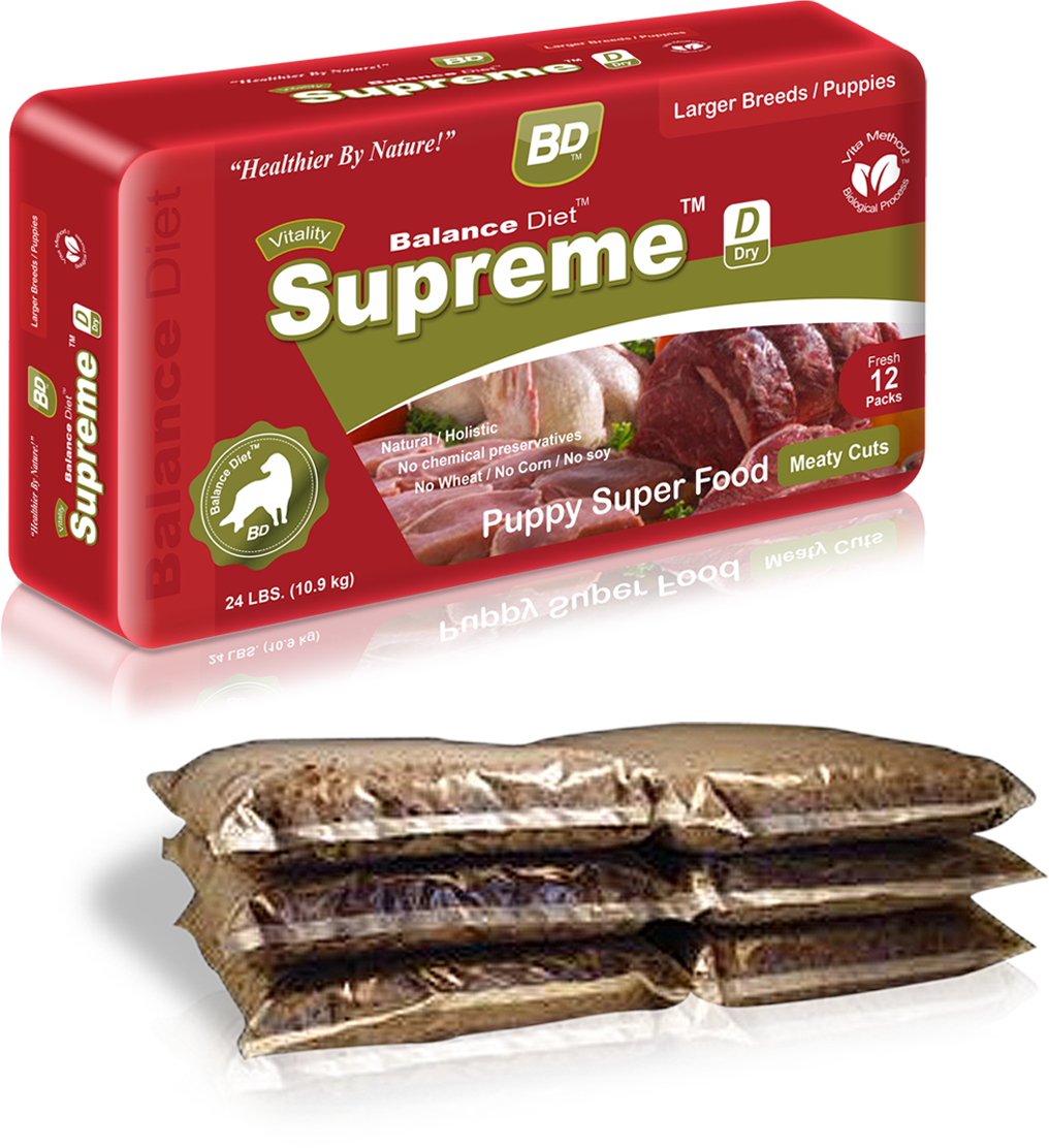 Balance Diet Supreme Puppy superfood meaty cuts