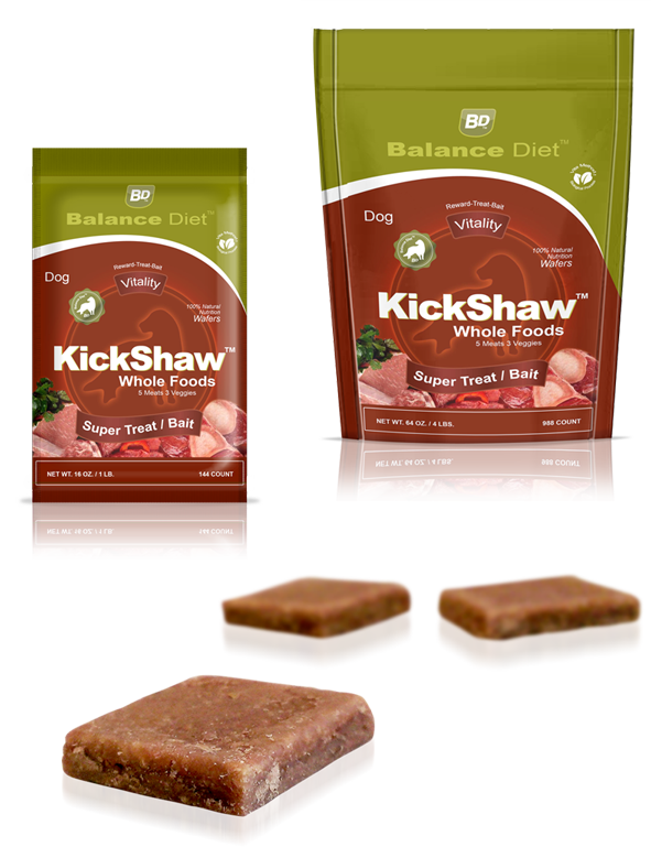 Balance Diet Premium Dog food Kickshaw delicious whole food nutrition-worlds best dog treats