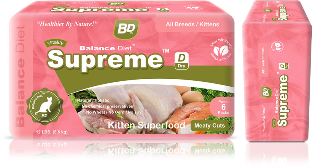 Balance Diet premium cat food Supreme kitten superfood complete nutrition for all life stages its tasty food for your kitten