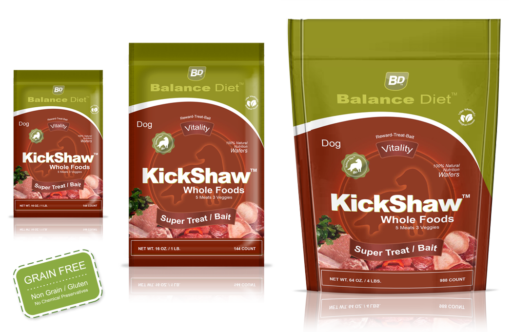 Balance Diet Premium Dog food Kickshaw delicious whole food nutrition-worlds best dog treats