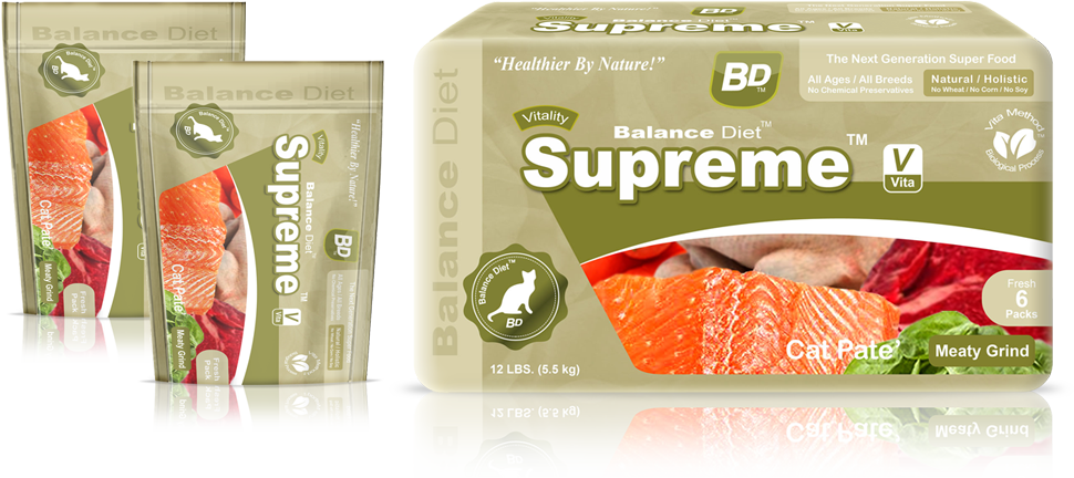 Balance Diet premium cat food Supreme cat pate meaty Grind most nutritious food best for healthier life